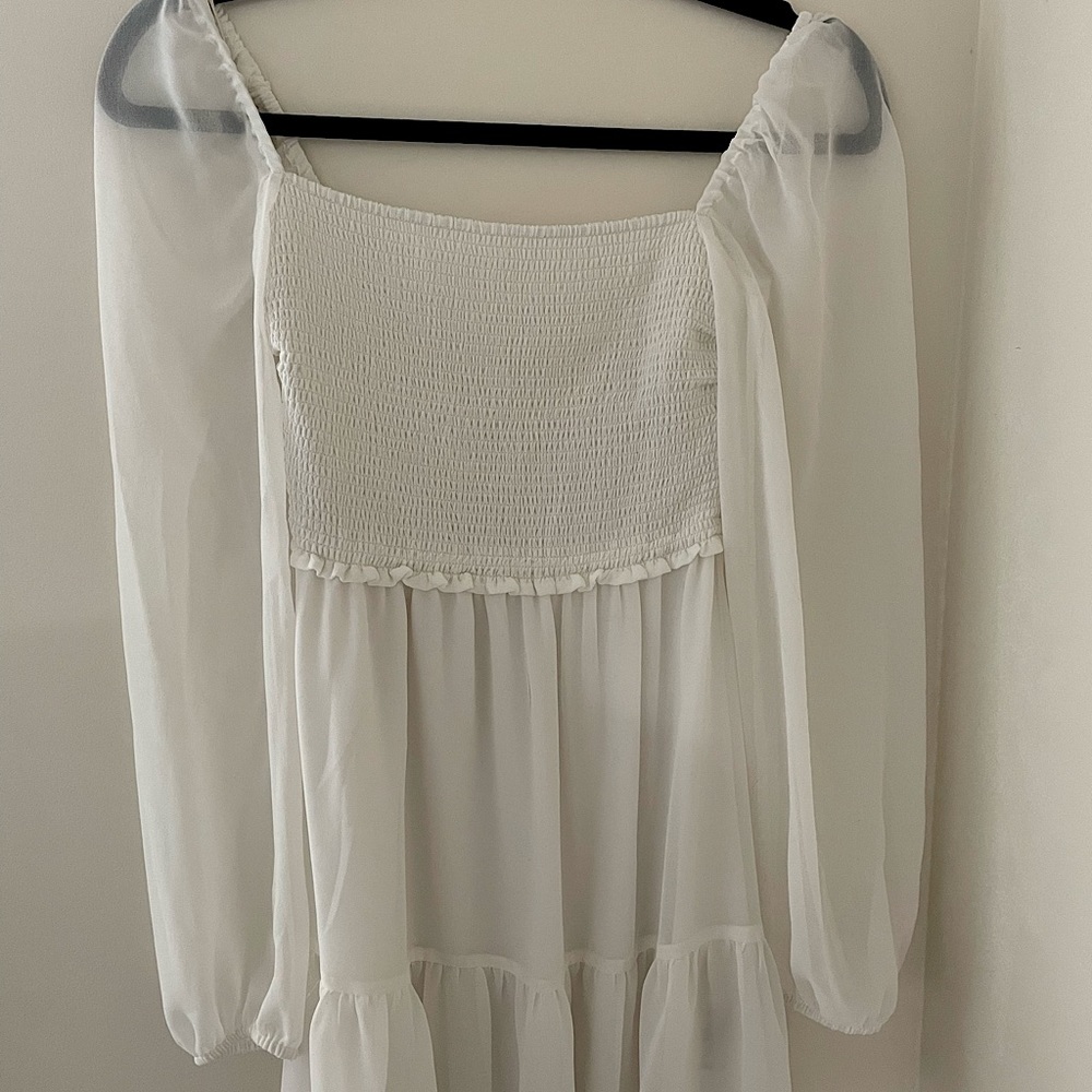 Wilfred tempest dress in light birch. Size XS